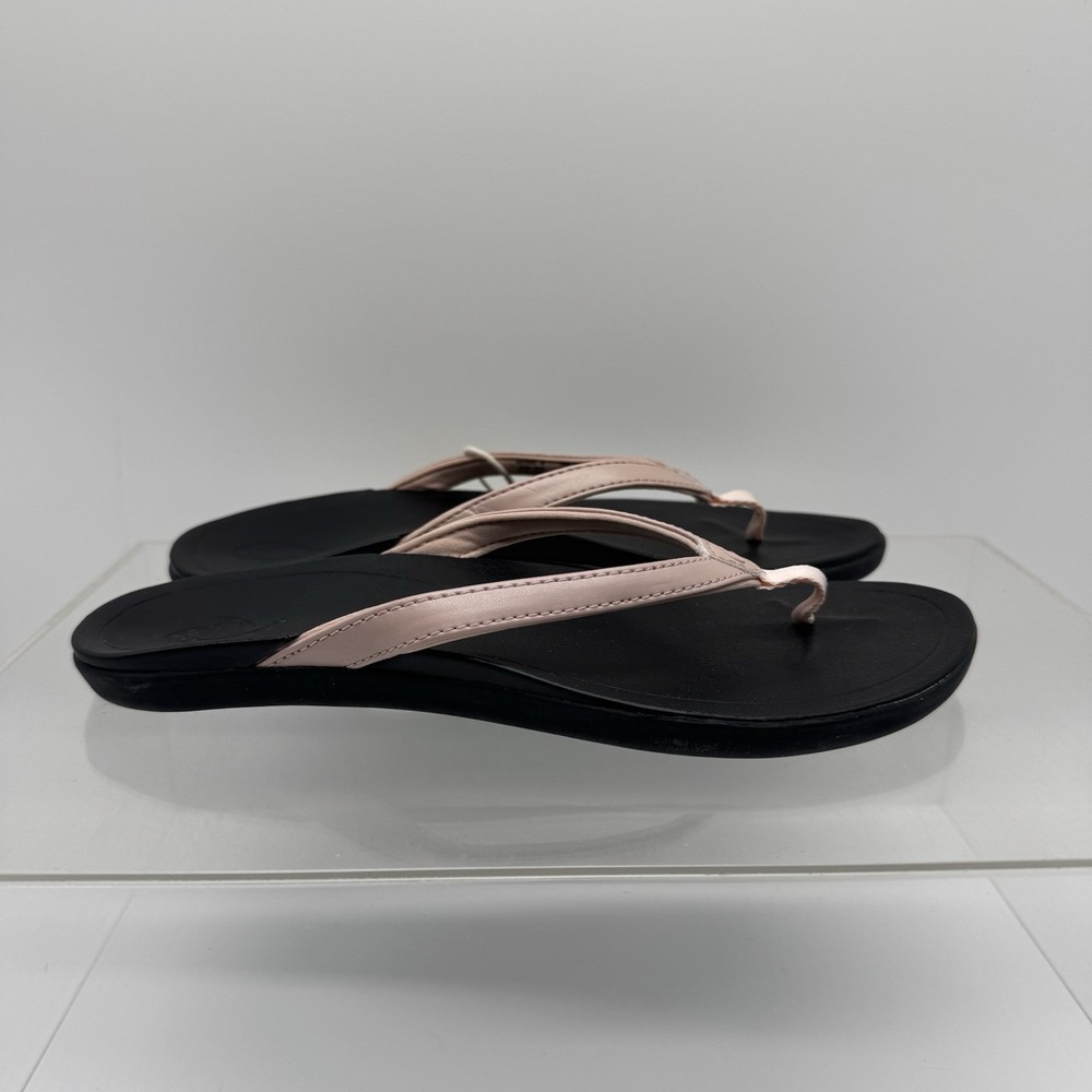 Brand New OluKai Ho'Opio 20294-NK40 Thongs Flip-Flops Sandals Women's Size 6